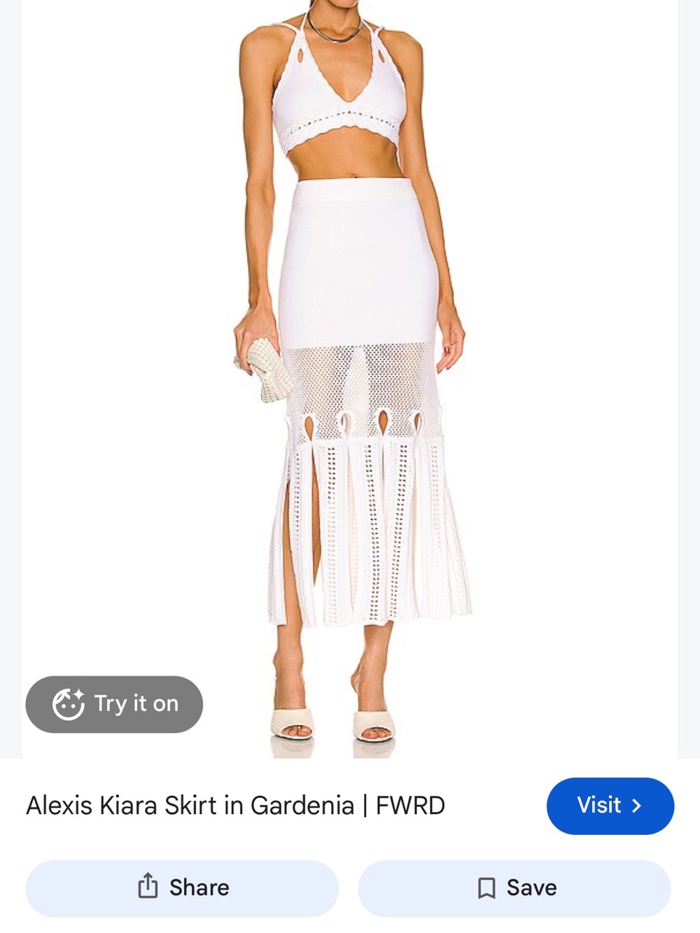 Alexis Kiara skirt and top set
